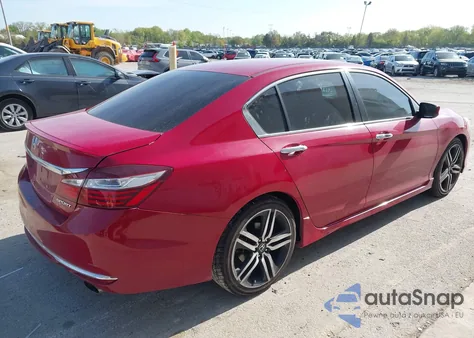 2017 Honda Accord Sport из США, поврежденный, VIN 1HGCR2F56HA043640